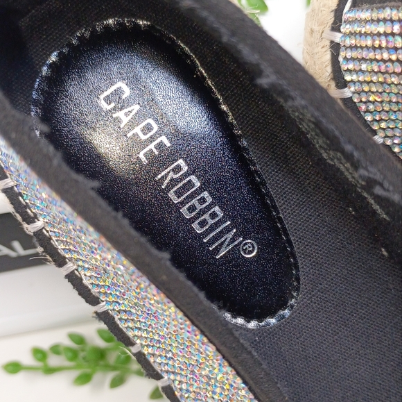 Cape Robbin® For Anthropologie Black and Tan Espadrille Flats with Rope Sole - Picture 14 of 14